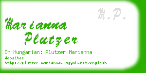 marianna plutzer business card